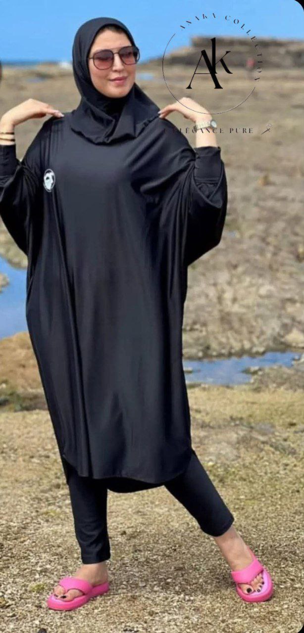 BURKINI MODELE HIJAB NOIR