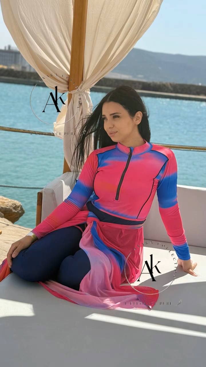 Burkini roseBlueciel tandance 2025