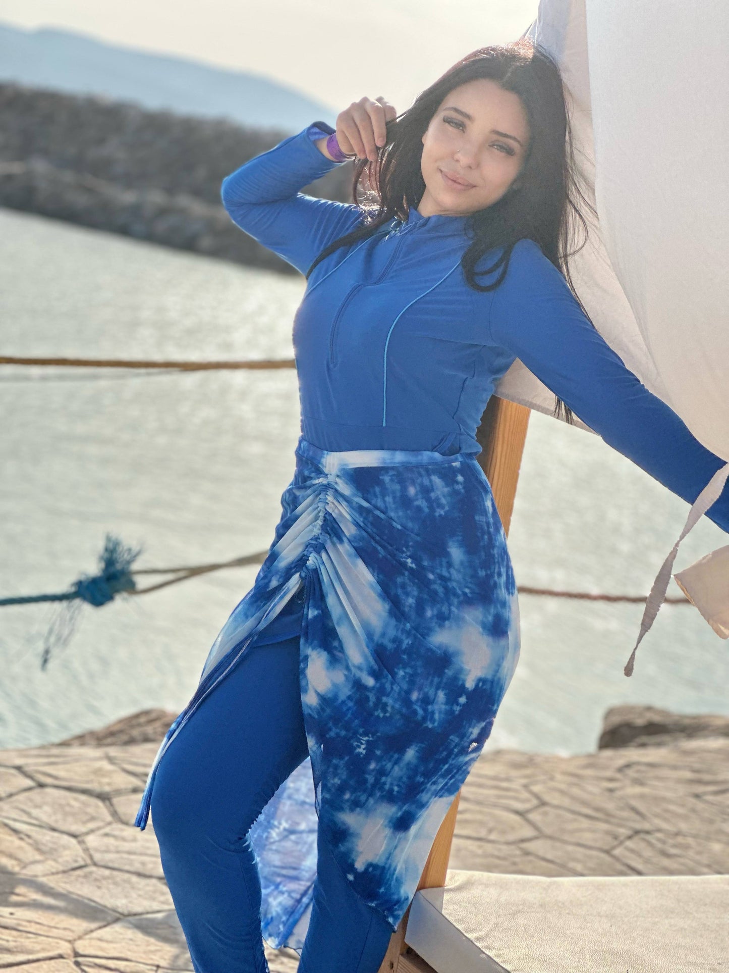 Burkini shein blue Queen