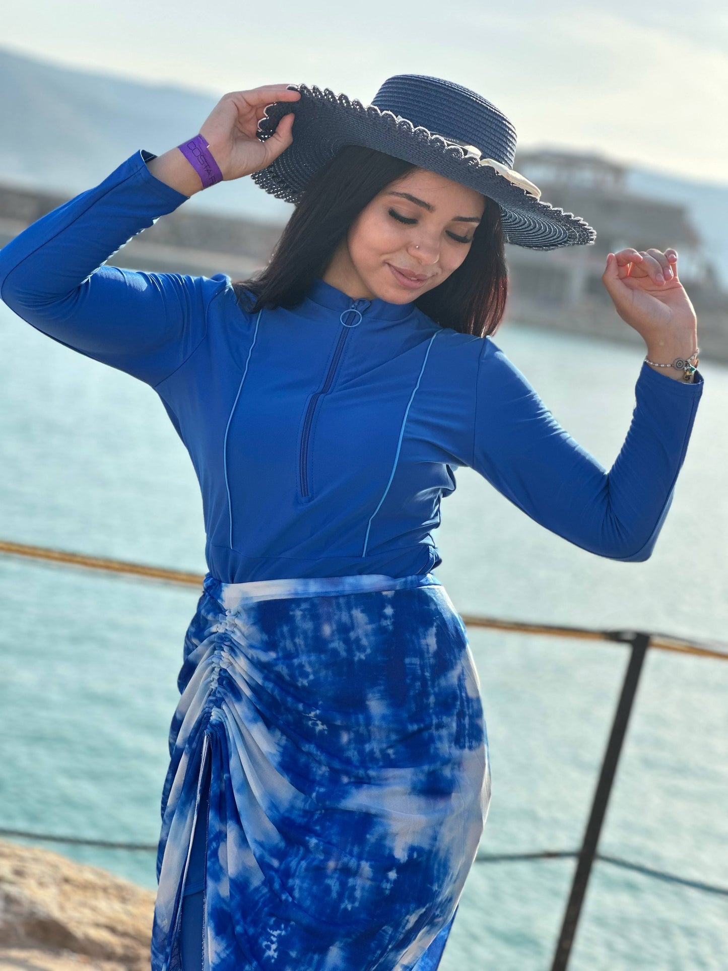 Burkini shein blue Queen