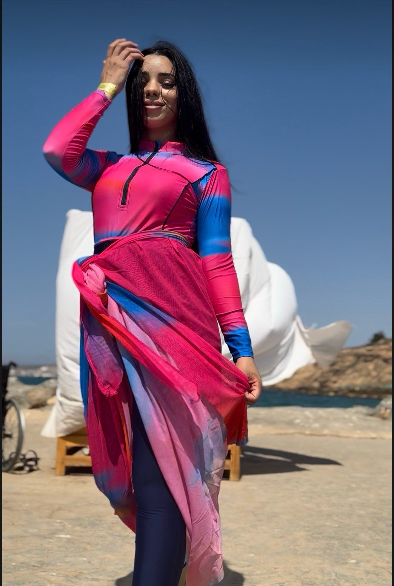 Burkini roseBlueciel tandance 2025