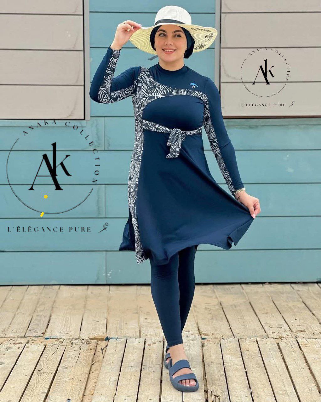 BURKINI JUPE 3PIECES 5500DA