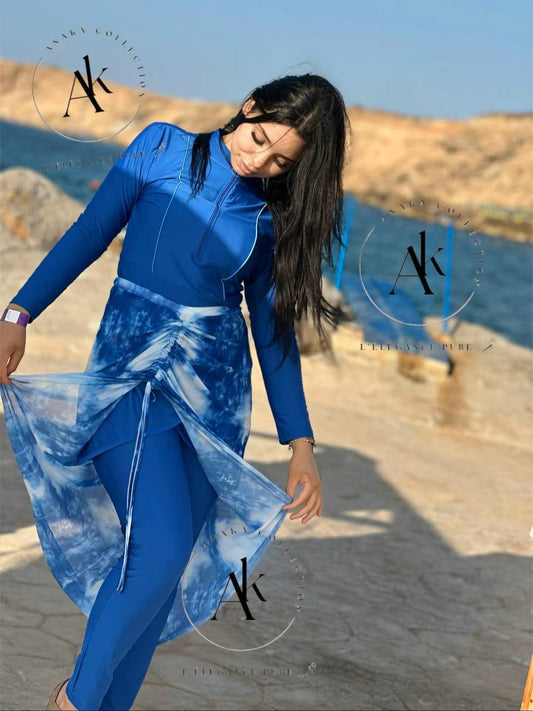 Burkini shein blue Queen