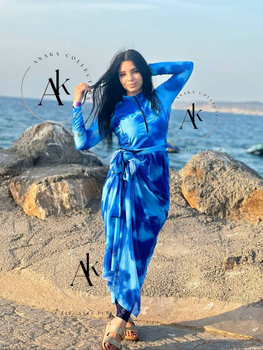 Burkini blueciel degradé 2025